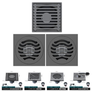 Factory Water Flow Drainage Cover 304 Stainless Steel Shower Drain