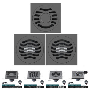 Bathroom Accessories 304 Stainless Steel Linear Shower Floor Drain