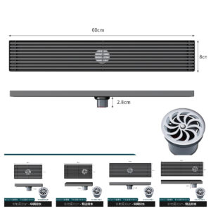 High-Quality Factory Bathroom Stainless Steel Sanitary Ware Shower Drain