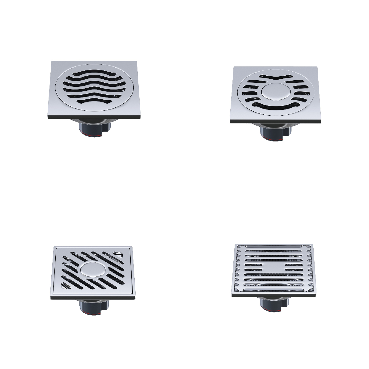 High-Quality Water Drainage Floor Drain Bathroom Invisible Bathroom Shower Drain